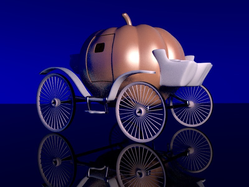 Cinderella's Pumpkin Chariot preview image 1